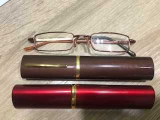 чехол, футляр жесткий для очков (узеньких)