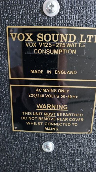 Wzmacniacz VOX 125 Lead