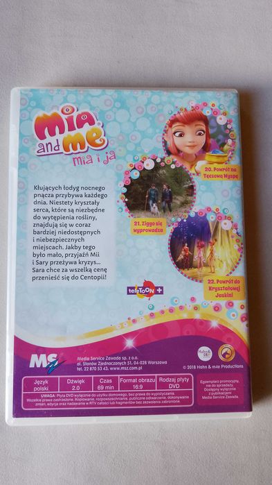 "Mia i ja" płyta DVD, odcinki 20 - 22, Powrót na Tęczową Wyspę
