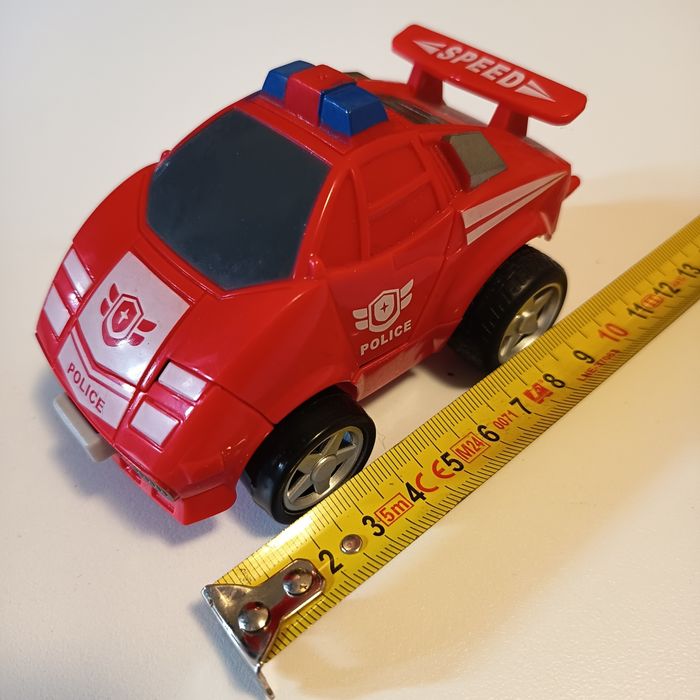 Autko straż policja czerwone Transformers