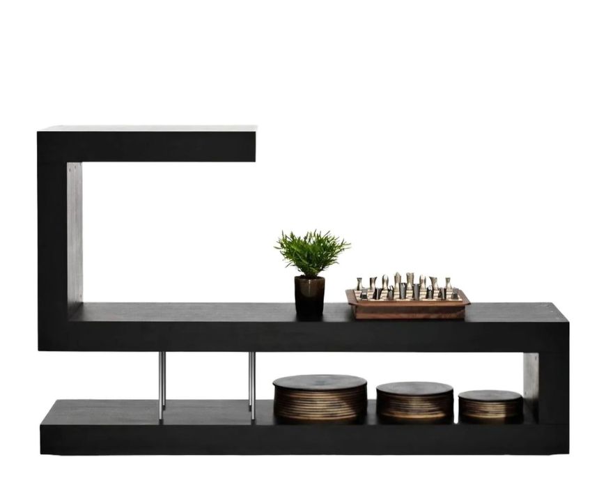 Móvel tipo estante preto BoConcept