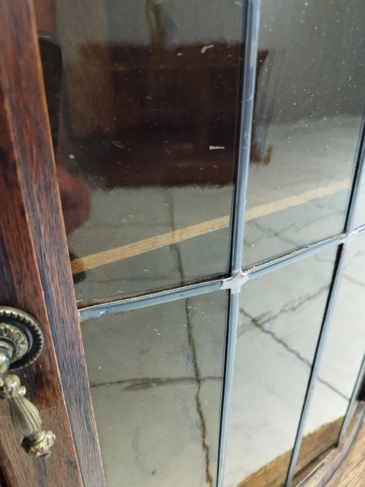 Witryna dębowa wisząca