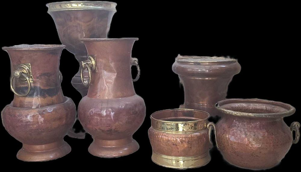 Vasos de cobre para casa