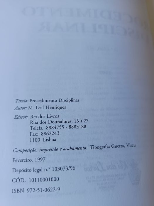 Procedimento disciplinar