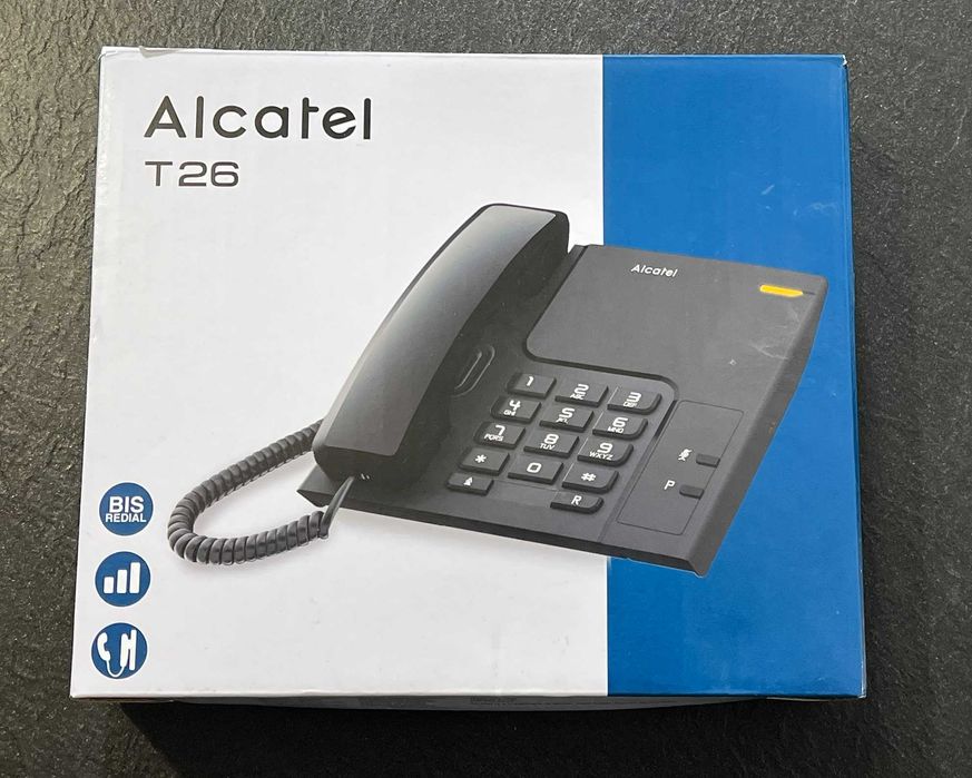 Telefon stacjonarny Alcatel T26 Czarny