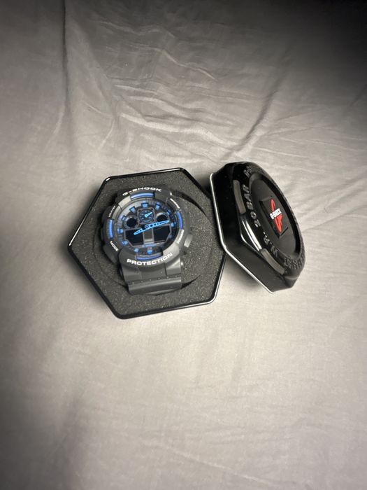 Casio G-Shock GA-100 czarno-niebieski – oryginał