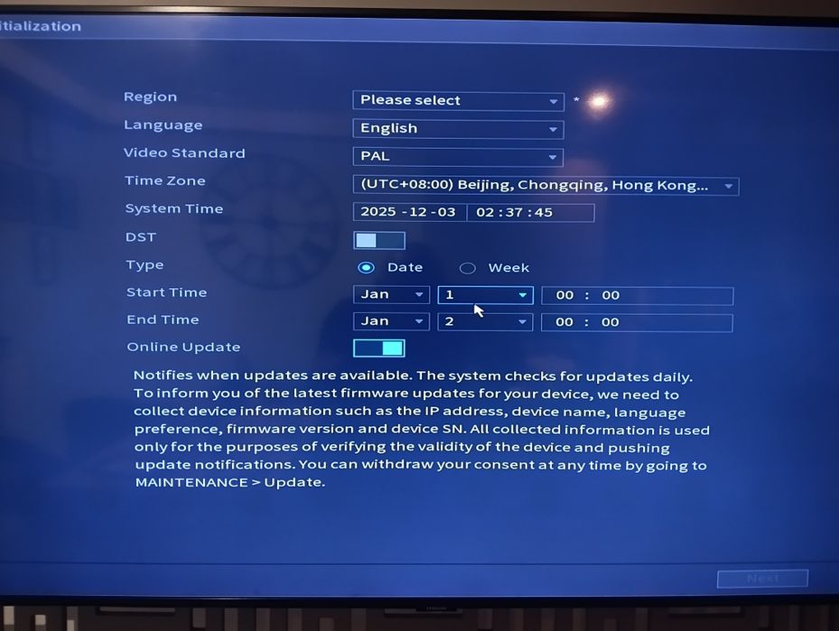 Rejestrator Dahua 32 kanały monitoring do kamery przez internet cctv