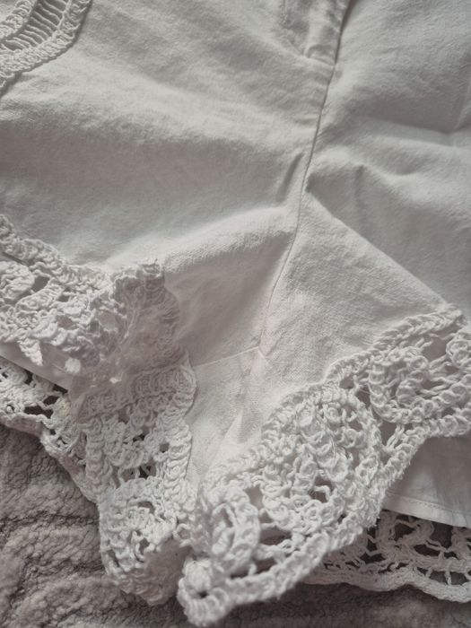 Białe bawełniane Boboho spodenki,Zara,r.XL/2XL