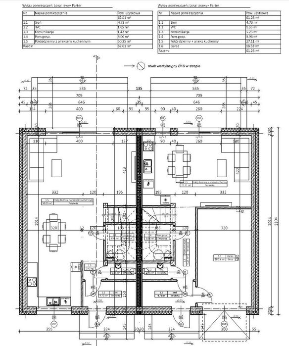 Nowoczesny dom w zabudowie bliźniaczej 115m² z pompą ciepła