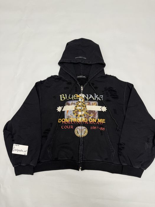 зип худи Grailz Project BlueSnake S M L vetements balenciaga