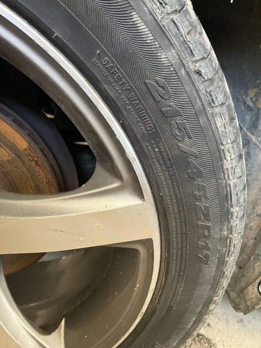 4 Jantes com penus 215/45 R17