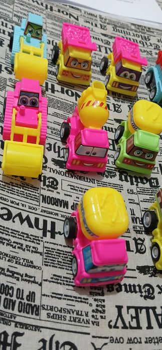 10 carrinhos de construção brinquedos