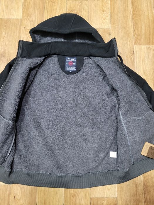 Мужские флиски- куртки на меху. Венгрия. L- 3XL. Черные. Зима, осень