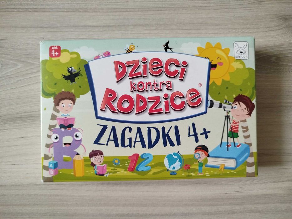 Dzieci kontra rodzice, Zagadki 4+, gra dla dzieci, Kangur