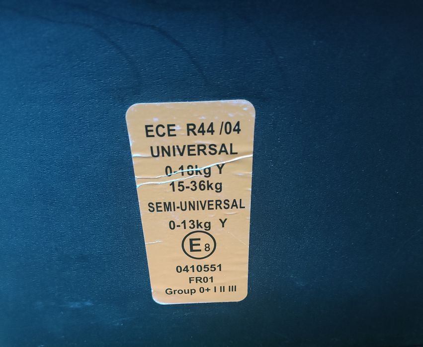 Fotelik samochodowy do 36kg