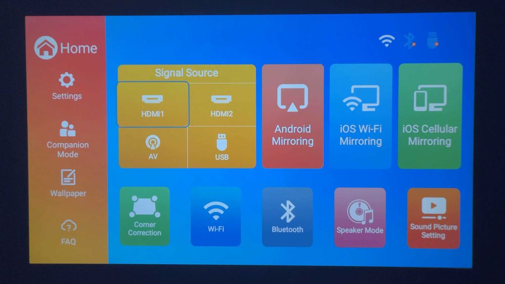 SOPYOU P5 Проектор 1080P Full HD, 650ANSI яскравість, Wi-Fi Bluetooth