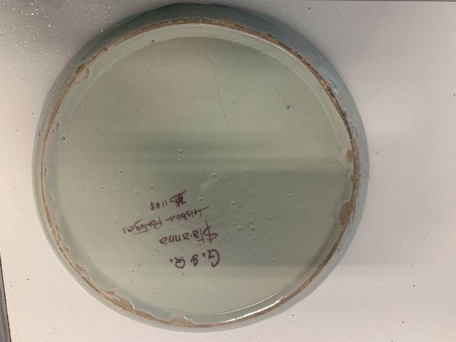 Prato em faiança portuguesa, Fábrica Santanna