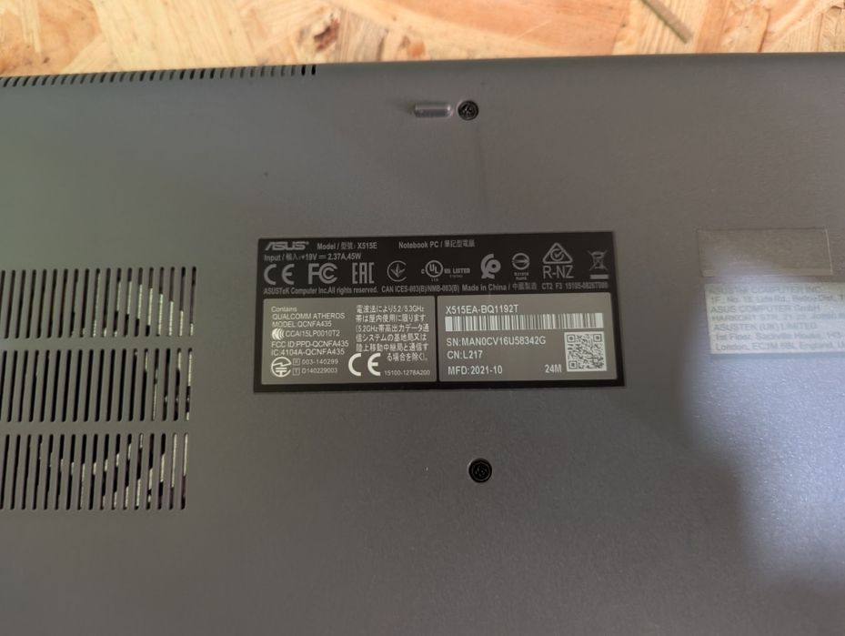 Asus X515EA i3-1115G4 4x4100Мгц, 8 GB DDR4, 512 SSD M2 NVME