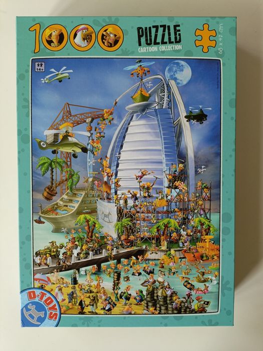 Puzzle 1000 D-Toys Cartoon Collection Dubaj Burdż Al-Arab