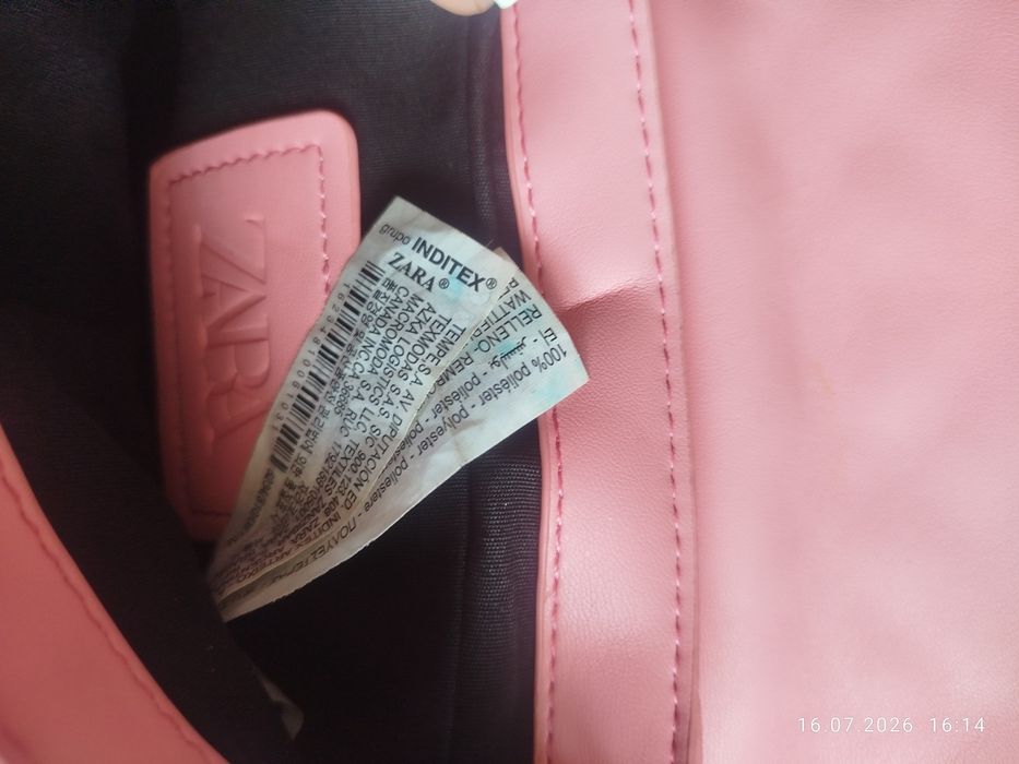 Рожева сумка Zara, оригінал