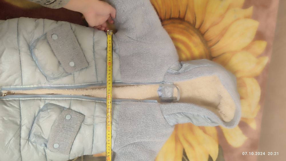 Тепла зимова куртка для дівчат віком 4-6 років