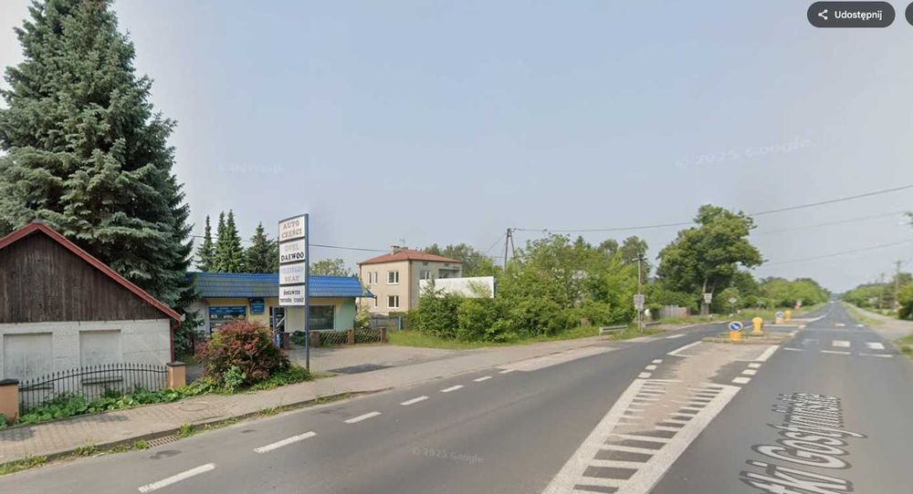 Pawilon handlowo-usługowy na działce budowlanej o pow. 1037m Gąbin
