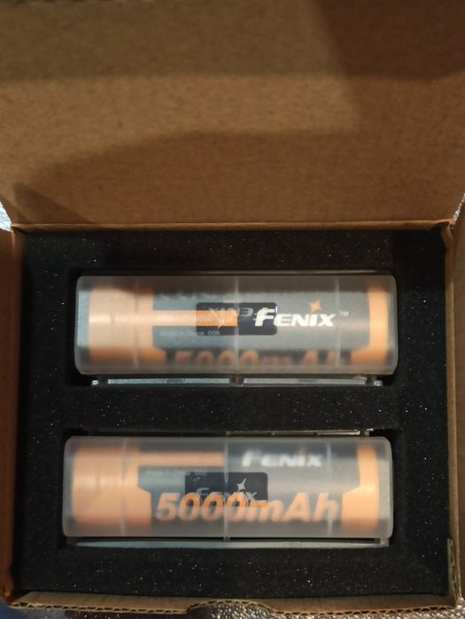 Акумулятор 21700 Fenix ARB-L21-5000U usb Type-C зарядка,  ціна за 2 шт.