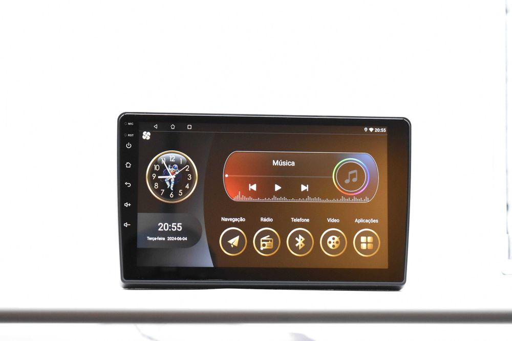 Rádio Android Fiat Ducato Auto WiFi GPS Carplay Mãos Livres Bleutooth