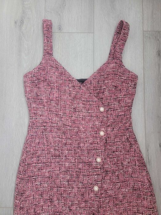 Продам твидовий сарафан, сукню, р.S, Bershka