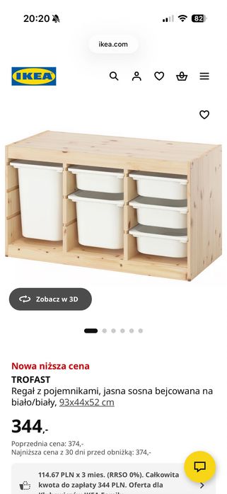 Regał TROFAST Ikea