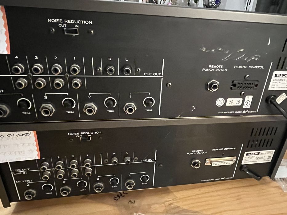 2x magnetofon tascam 234 syncaset multitracker