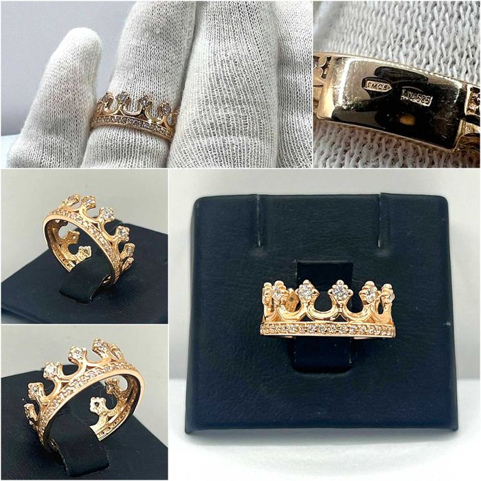 Каблучка золото 585*