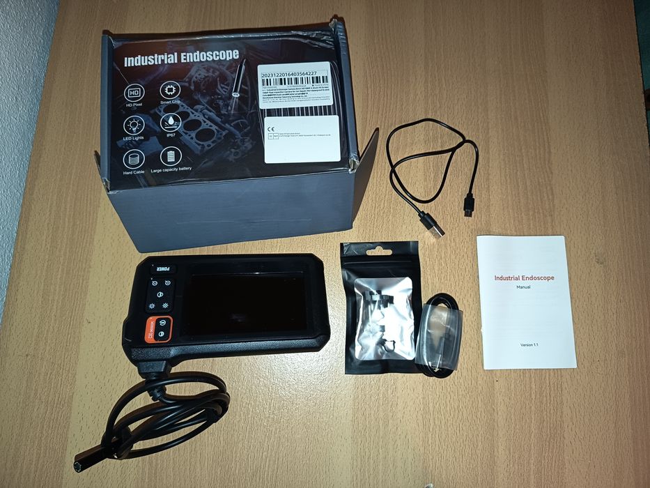 Endoscópio Industrial 1080p HD – Novo / Nunca Usado