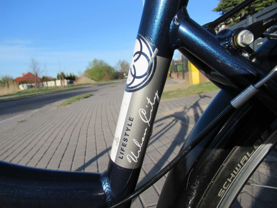 Rower Niemiecki miejski  z rama aluminiową
