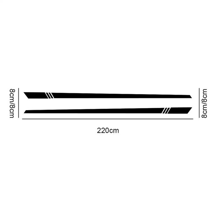 Adesivo lateral auto universal