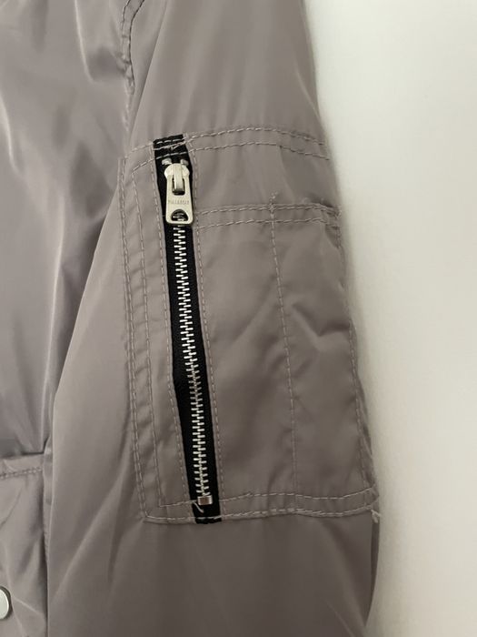 Casaco cinzento, bomber da pull and bear