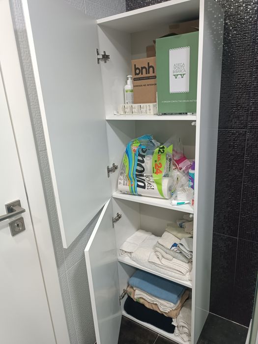 Armário Branco Lacado Alto Brilho