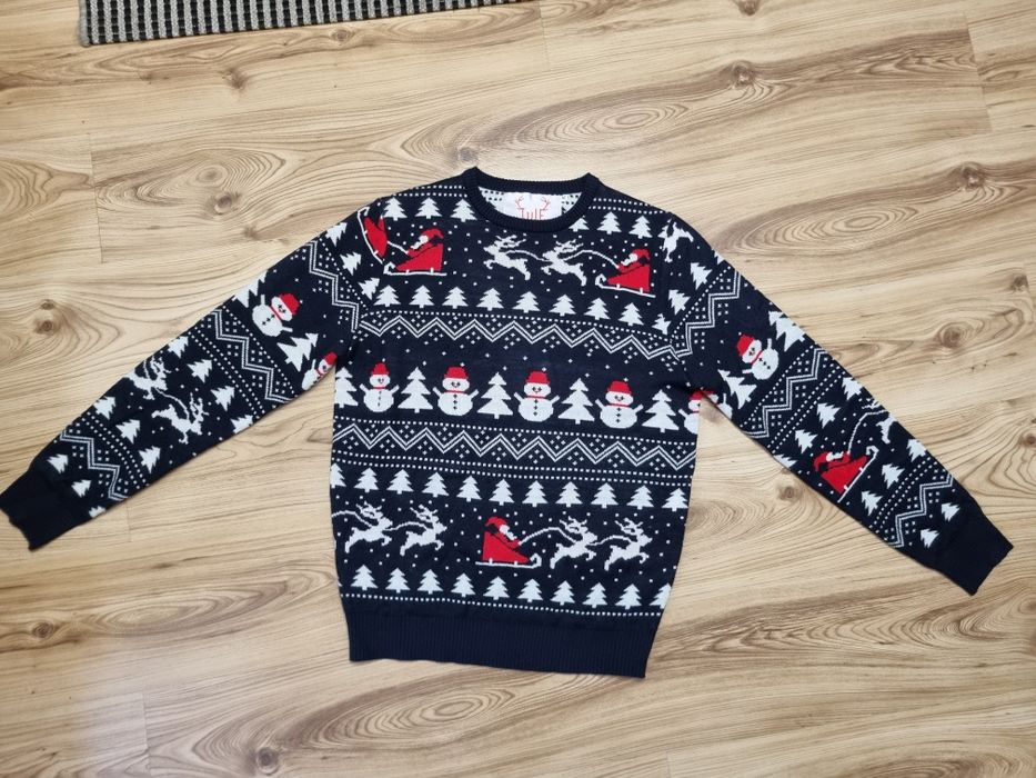 Sweter swetr świąteczny Jule M 38 uniwersalny