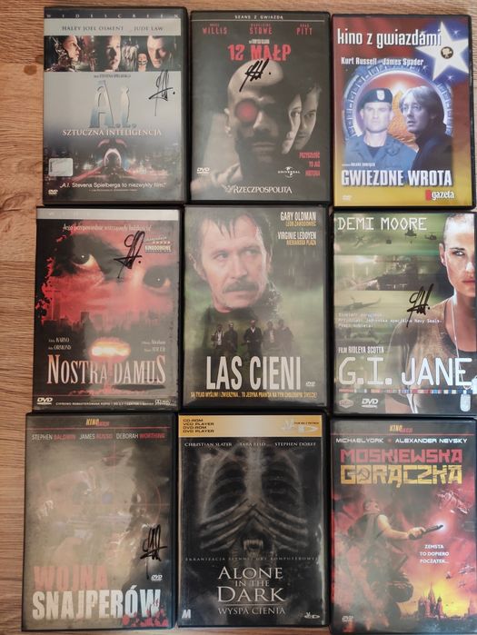 Filmy DVD stan bardzo dobry