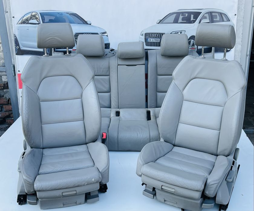 Салон Сидіння Шкіра Ауді А6 С6 Розборка Audi A6 C6 Шрот