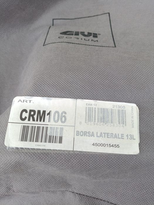 Bolsas givi crm 106 estilo retro/café racer 13 lt
