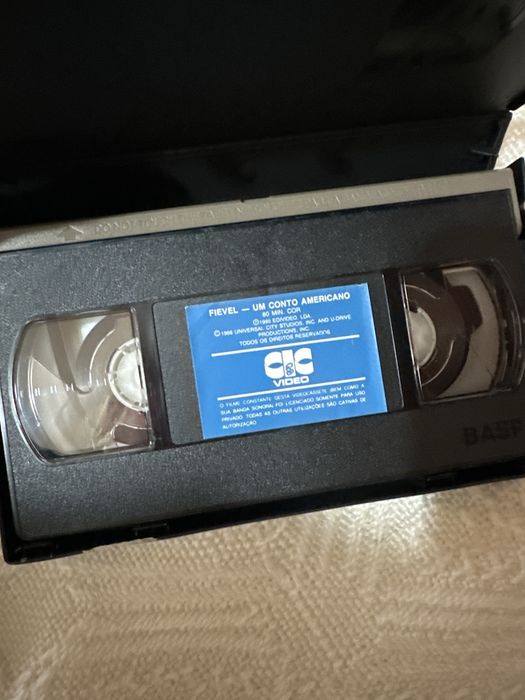 Cassete antiga Um sonho americano Steven Spielberg