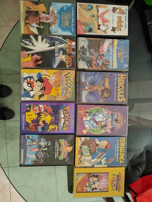 Diversas Cassestes Desenhos Animados (Braga)