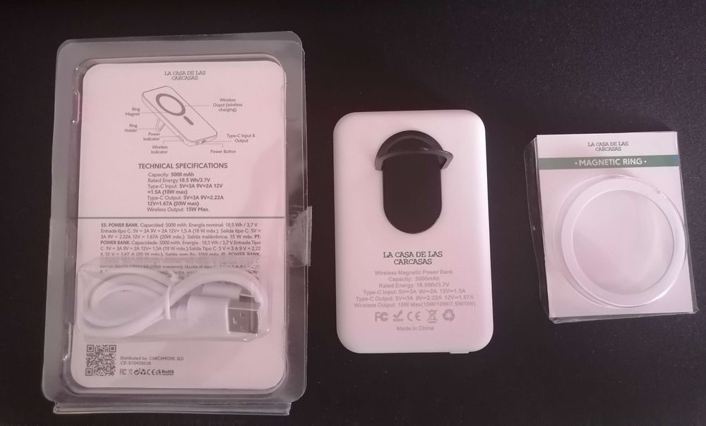 Powerbank mag safe - 5000 mAh - NOVO