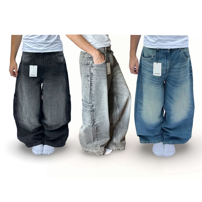 Дуже Широкі Джинси Bershka Mega Baggy Бершка Мега Беггі Скейтер Штани