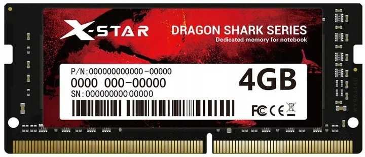 Pamięć RAM X-Star Dragon DDR3L 4GB 1,35v PC3L 1600MHz do laptopa