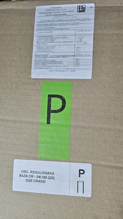Ościeżnica regulowana 180x220 Dąb Grand