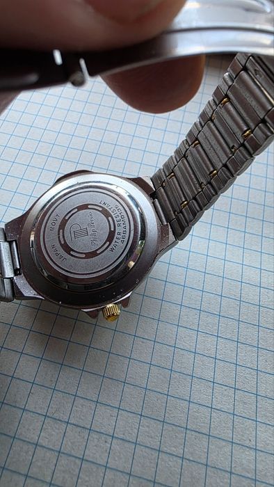 Кварцевые Часы Philip Persio Titanium Gold