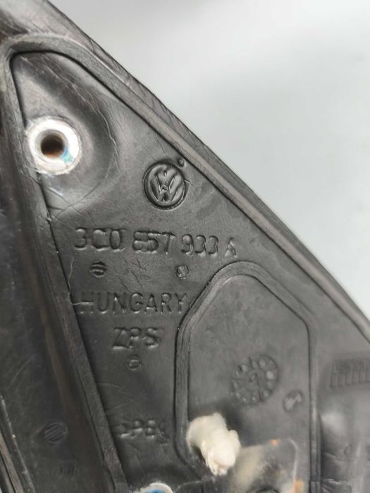 Vw Passat B7, OE: 3C0857933A, Lusterko lewe elektr7pin, Europa!