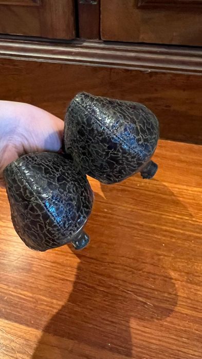 Sapatos de salto baixo castanhos anos 2000 / estilo y2k